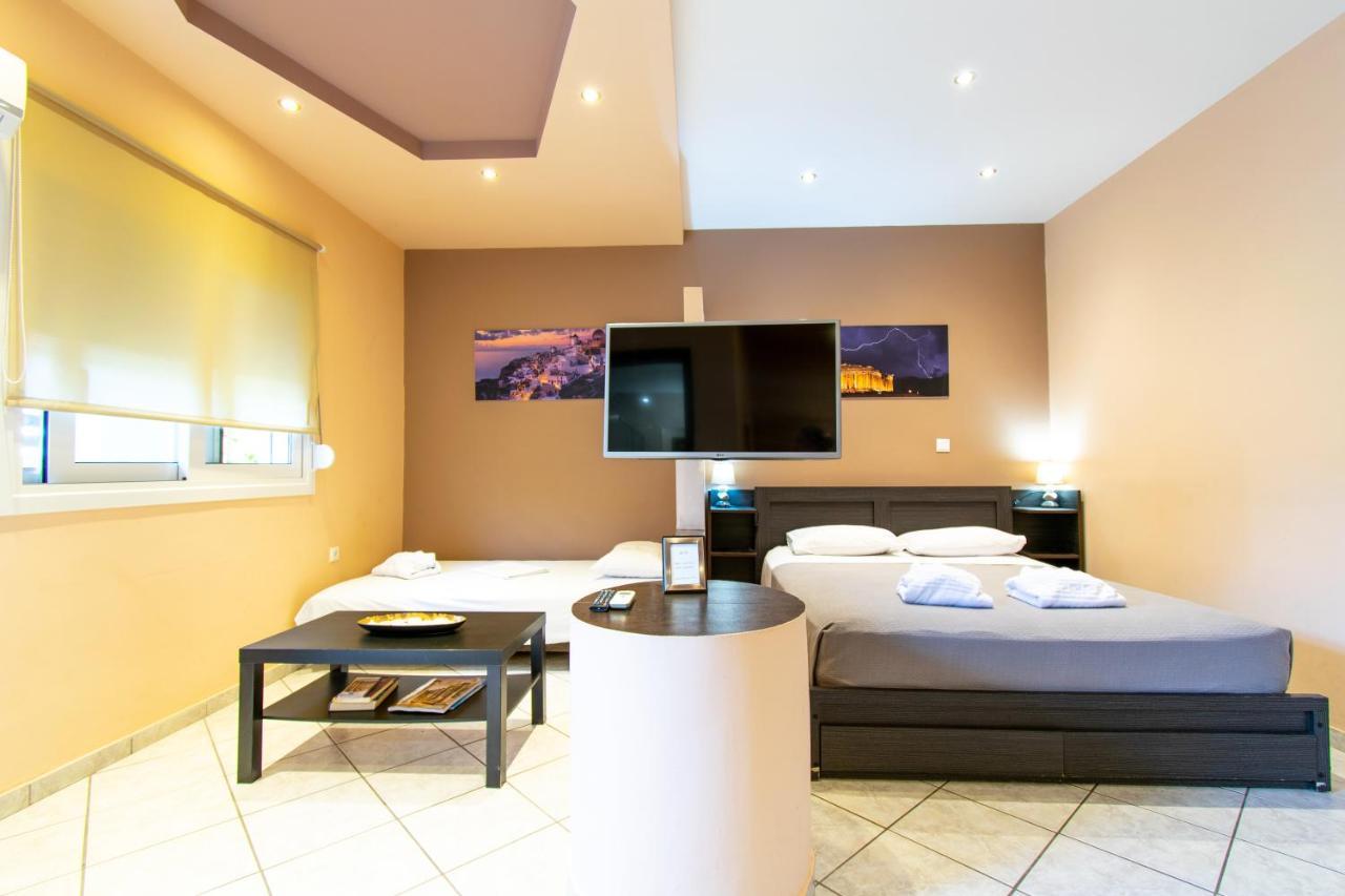 Sunset Apartments Free Shuttle From Athen'S Airport Spáta Exterior foto
