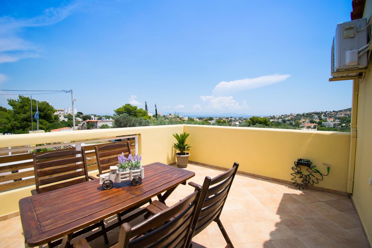 Sunset Apartments Free Shuttle From Athen'S Airport Spáta Exterior foto